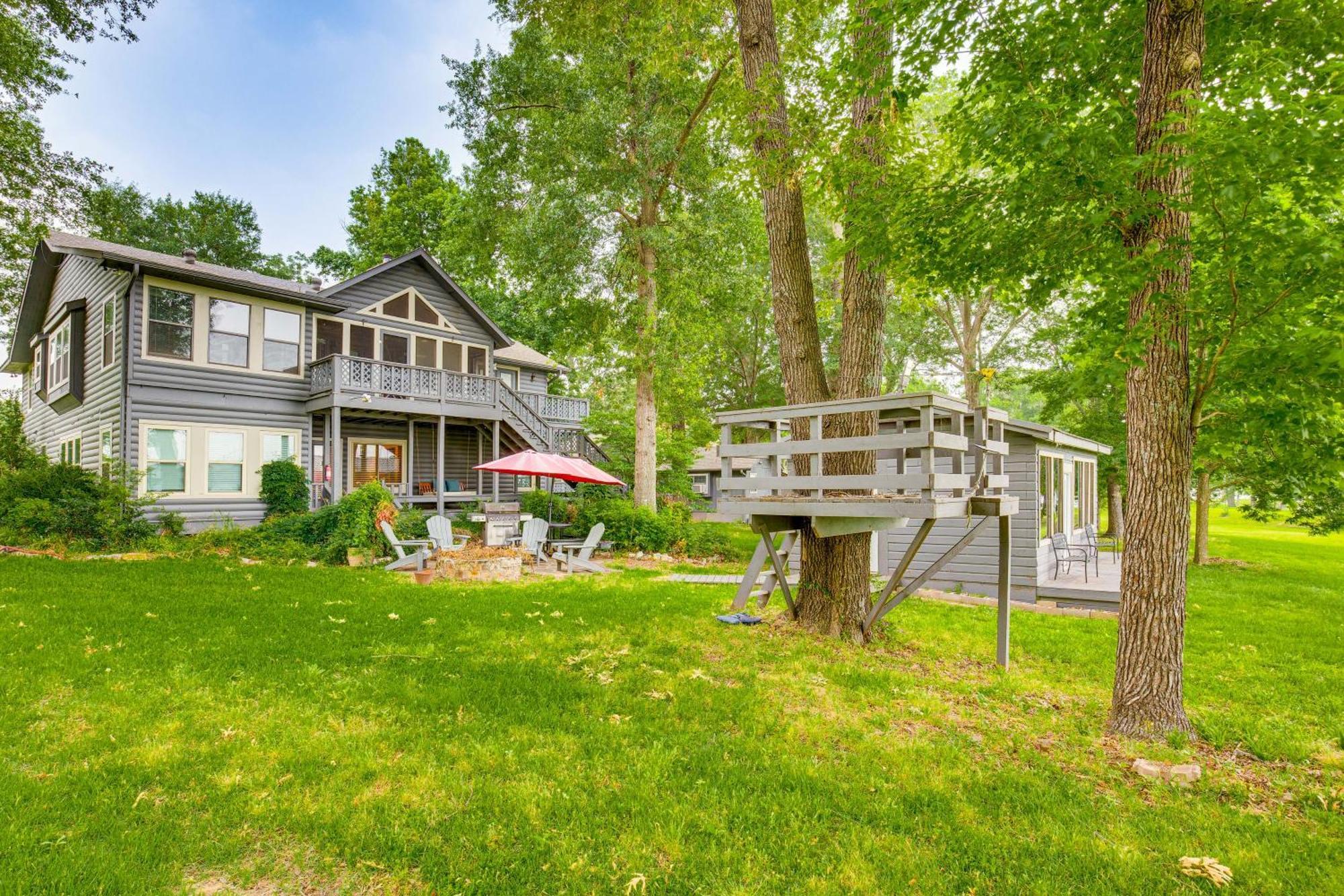 Waterfront Yantis Retreat With Deck And Zipline! Villa Exterior photo